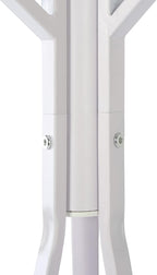 Coat Rack Hat Stand Free Standing Display Hall Tree Metal Hat Hanger Garment Storage Holder with 9 Hooks for Clothes Hats and Scarves in Gold,17.72"Wx17.72"Dx70.87" - Grand Goldman