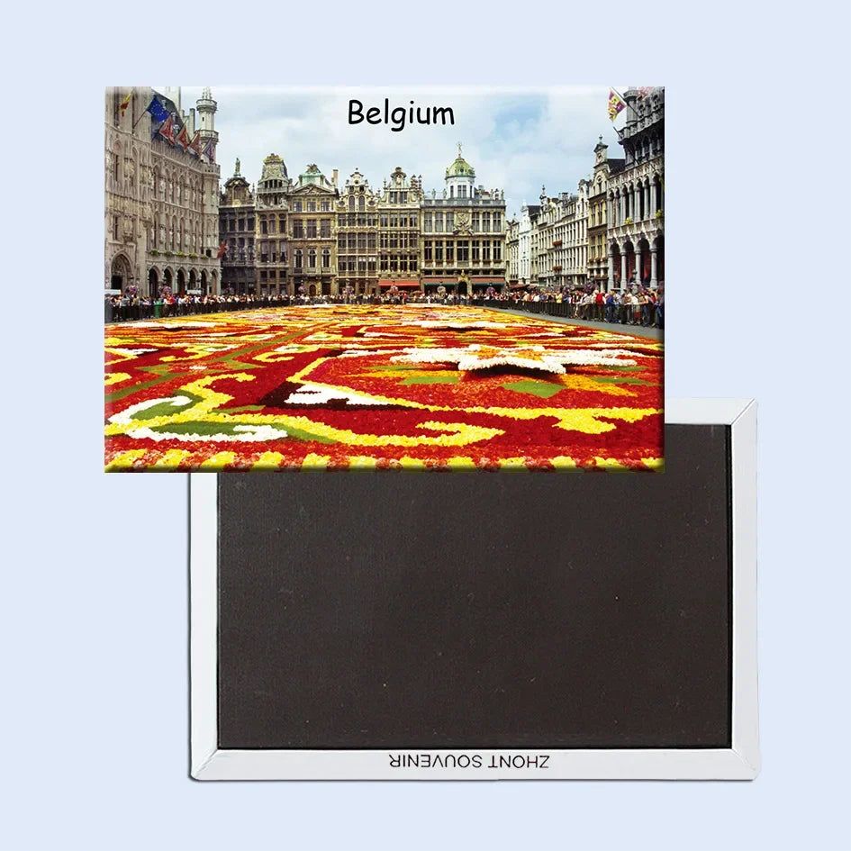 Coated Paper Fridge Magnets Tourist Souvenir Cuba Brussels Canada Croatia Dubai San Marino Isreal Miami Marseille Athens London - Grand Goldman