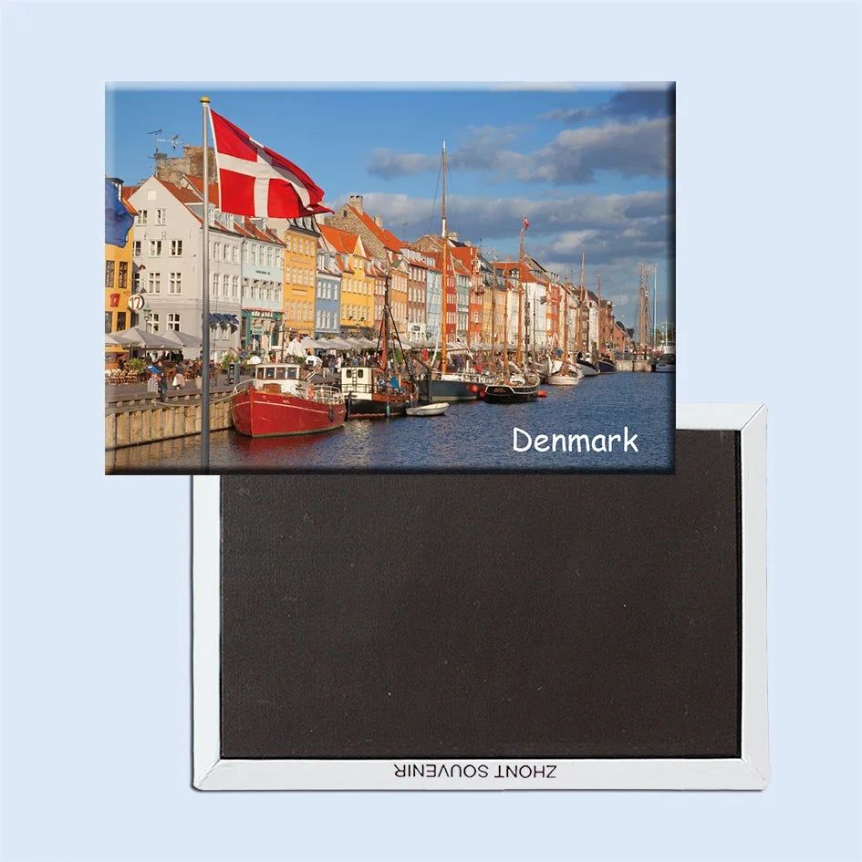 Coated Paper Fridge Magnets Tourist Souvenir Cuba Brussels Canada Croatia Dubai San Marino Isreal Miami Marseille Athens London - Grand Goldman