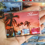 Coated Paper Fridge Magnets Tourist Souvenir Cuba Brussels Canada Croatia Dubai San Marino Isreal Miami Marseille Athens London - Grand Goldman