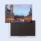 Coated Paper Fridge Magnets Tourist Souvenir Cuba Brussels Canada Croatia Dubai San Marino Isreal Miami Marseille Athens London - Grand Goldman