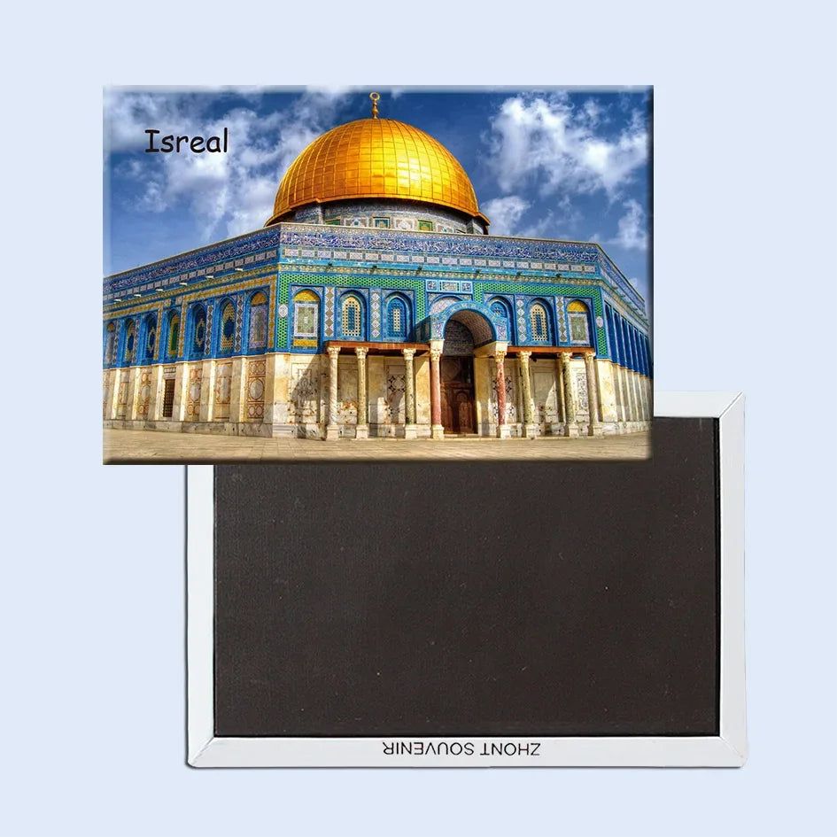 Coated Paper Fridge Magnets Tourist Souvenir Cuba Brussels Canada Croatia Dubai San Marino Isreal Miami Marseille Athens London - Grand Goldman