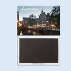 Coated Paper Fridge Magnets Tourist Souvenir Marseille Amsterdam Crotia Netherland Iceland Spain Belgium Italy Travel Gift Decor - Grand Goldman