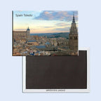 Coated Paper Fridge Magnets Tourist Souvenir Marseille Amsterdam Crotia Netherland Iceland Spain Belgium Italy Travel Gift Decor - Grand Goldman