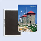 Coated Paper Fridge Magnets Tourist Souvenir Marseille Amsterdam Crotia Netherland Iceland Spain Belgium Italy Travel Gift Decor - Grand Goldman