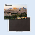 Coated Paper Fridge Magnets Tourist Souvenir Marseille Amsterdam Crotia Netherland Iceland Spain Belgium Italy Travel Gift Decor - Grand Goldman