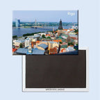 Coated Paper Fridge Magnets Tourist Souvenir Marseille Amsterdam Crotia Netherland Iceland Spain Belgium Italy Travel Gift Decor - Grand Goldman