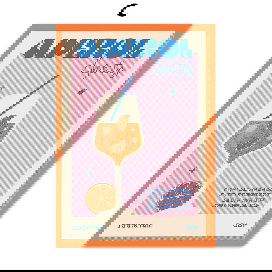 Cocktail Mojito Bar Vintage Wall Art Canvas Painting - Grand Goldman