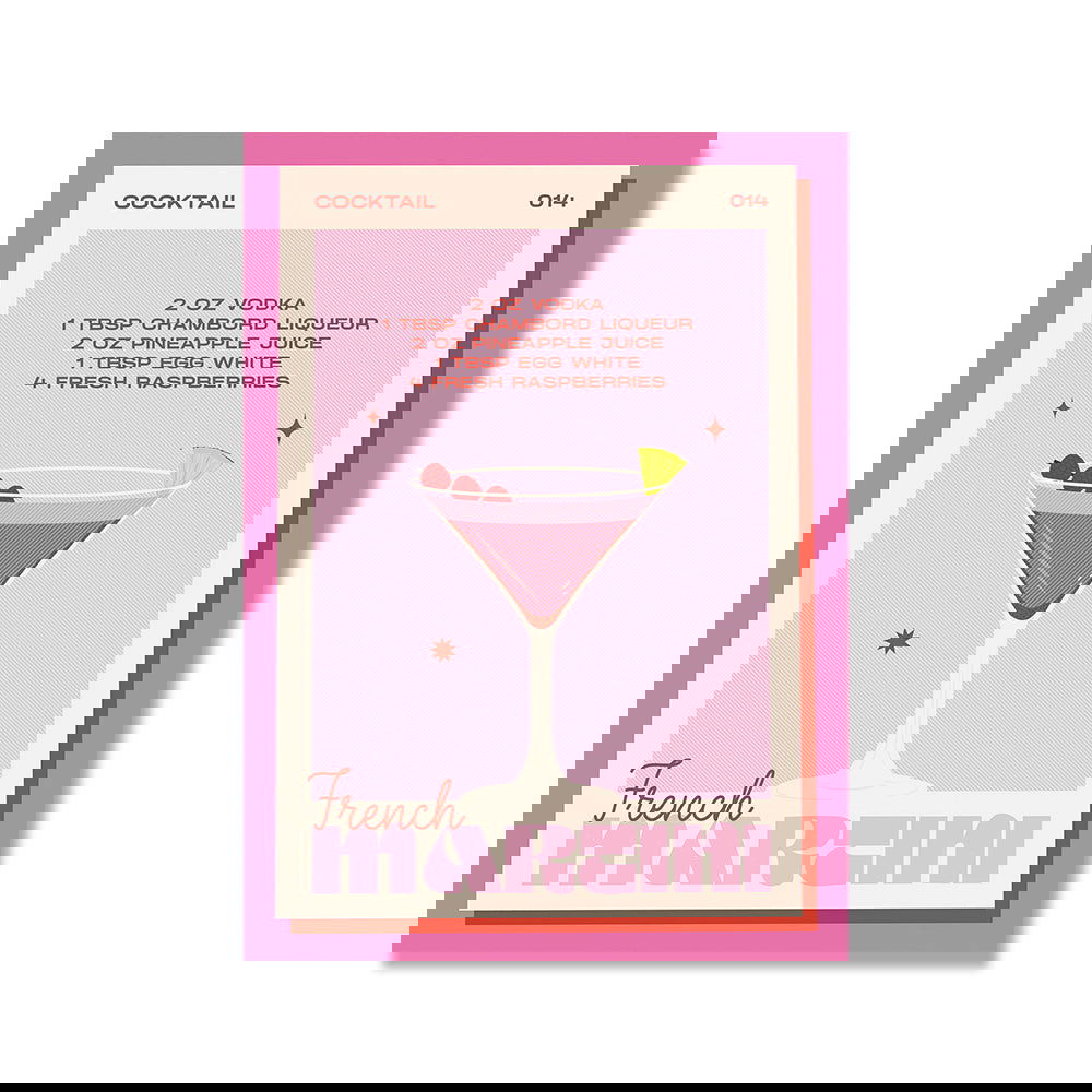 Cocktail Mojito Bar Vintage Wall Art Canvas Painting - Grand Goldman