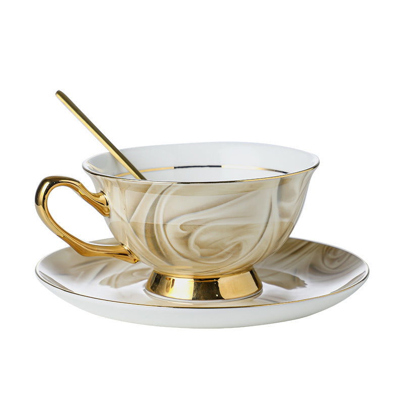 Coffee Cup Bone Porcelain High Beauty Exquisite Ceramics - Grand Goldman