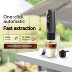 Coffee Machine Travel Portable Outdoor Small Concentrated Mini Capsule Ground Coffee Dual-use - Grand Goldman