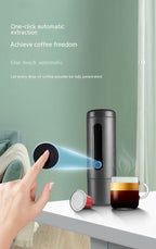 Coffee Machine Travel Portable Outdoor Small Concentrated Mini Capsule Ground Coffee Dual-use - Grand Goldman