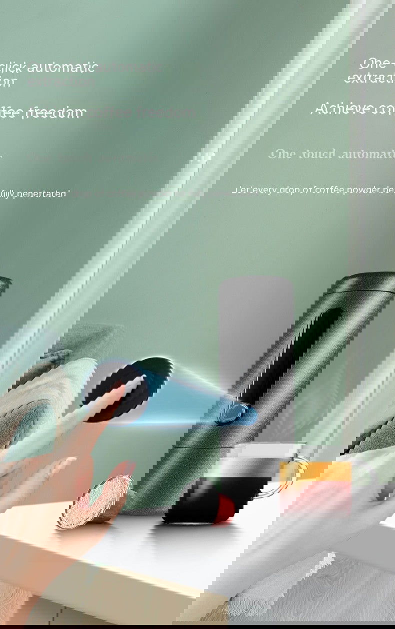 Coffee Machine Travel Portable Outdoor Small Concentrated Mini Capsule Ground Coffee Dual-use - Grand Goldman