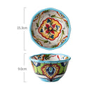 Color Bowl Ceramic Family Couples Cartoon Creative Nordic Style - Grand Goldman