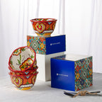 Color Bowl Ceramic Family Couples Cartoon Creative Nordic Style - Grand Goldman