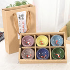 Colorful Ice Crack Kung Fu Tea Set - Grand Goldman
