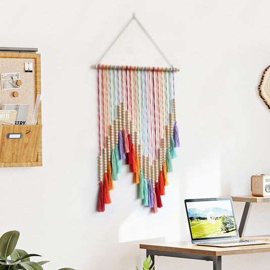 Colorful Tassel Tapestry Hand-woven Decorative Wall Hangings - Grand Goldman