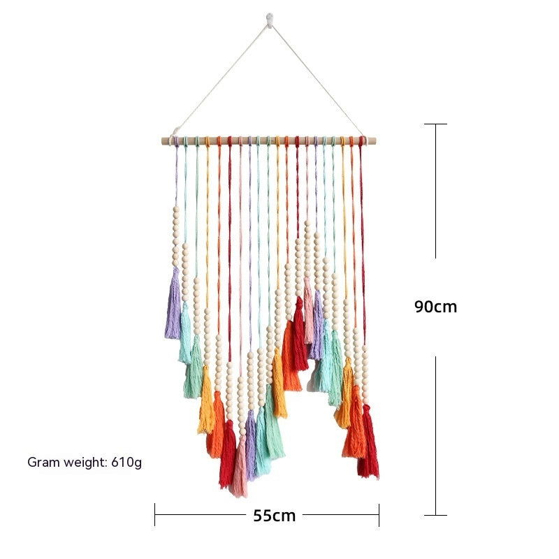 Colorful Tassel Tapestry Hand-woven Decorative Wall Hangings - Grand Goldman
