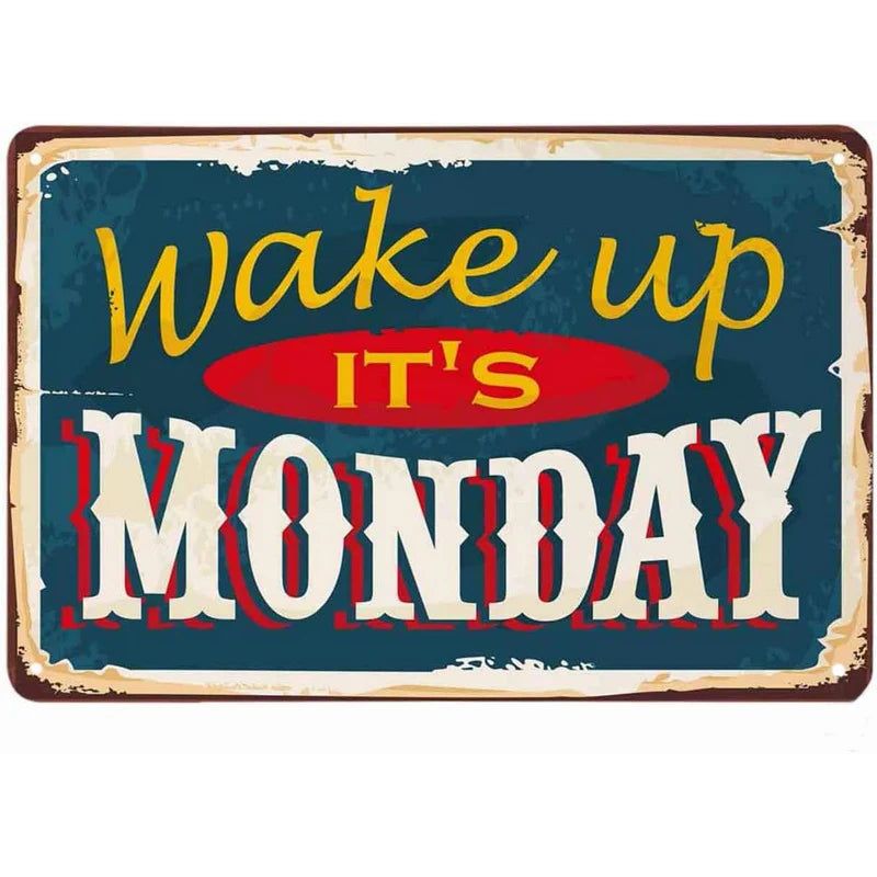 Come in we are open coffee beer tea Metal Tin Signs Posters Plate Wall Decor for Bars Restaurant Cafe Clubs Retro Posters Plaque - Grand Goldman