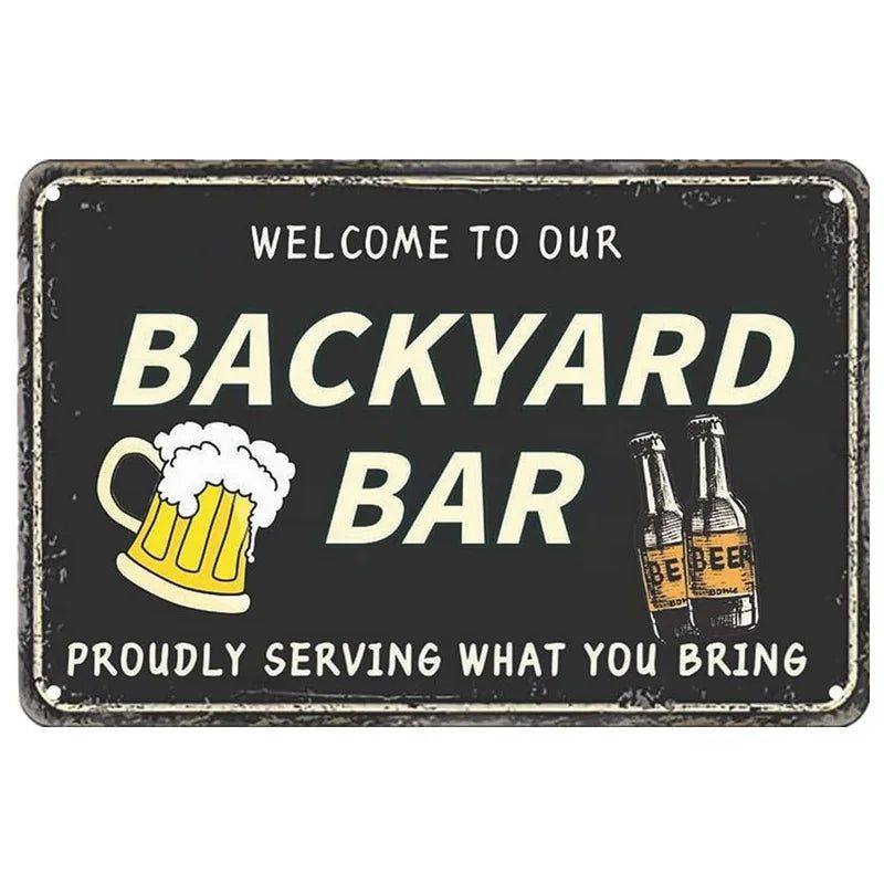 Come in we are open coffee beer tea Metal Tin Signs Posters Plate Wall Decor for Bars Restaurant Cafe Clubs Retro Posters Plaque - Grand Goldman