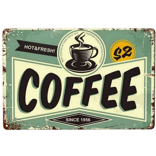 Come in we are open coffee beer tea Metal Tin Signs Posters Plate Wall Decor for Bars Restaurant Cafe Clubs Retro Posters Plaque - Grand Goldman