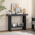 Console Table, 39.4'' Black Entryway Table for Hallway, Narrow Sofa Table Behind The Couch, Modern Foyer Tables for Entrance, Living Room, Corridor, Easy Assembly, Black CTHB16801 - Grand Goldman