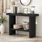 Console Table, 39.4'' Black Entryway Table for Hallway, Narrow Sofa Table Behind The Couch, Modern Foyer Tables for Entrance, Living Room, Corridor, Easy Assembly, Black CTHB16801 - Grand Goldman
