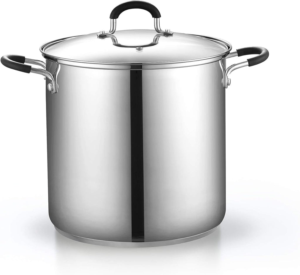 Cook N Home 4-Piece 8 Quart Multipots, Stainless Steel Pasta Cooker Steamer - Grand Goldman
