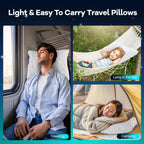 Cooling Side Sleeper Pillow for Neck and Shoulder Pain, Luxury Shredded Memory Foam Curved Bed Pillows for Sleeping Set of 1- Adjustable Queen Size- Washable Cover Crescent White - Grand Goldman