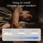 Coop Home Goods Original Adjustable Pillow, Queen Size Bed Pillows for Sleeping, Cross Cut Memory Foam Pillows - Medium Firm Back, Stomach and Side Sleeper Pillow, CertiPUR-US/GREENGUARD Gold - Grand Goldman