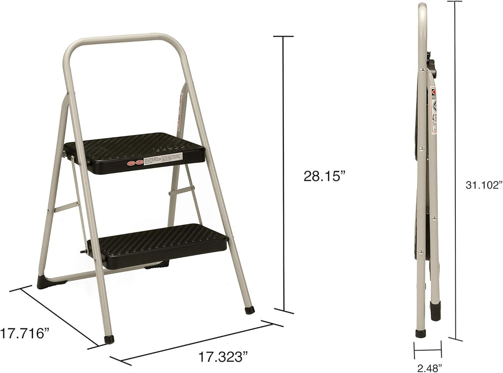 CoscoProducts COSCO Two Step Household Folding Step Stool - Grand Goldman