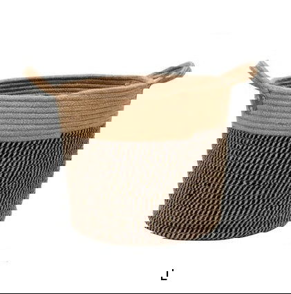 Cotton Linen Storage Laundry Basket - Grand Goldman