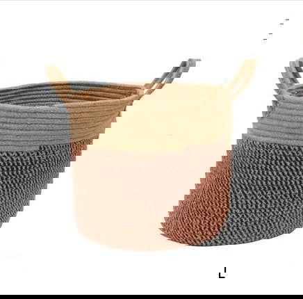 Cotton Linen Storage Laundry Basket - Grand Goldman