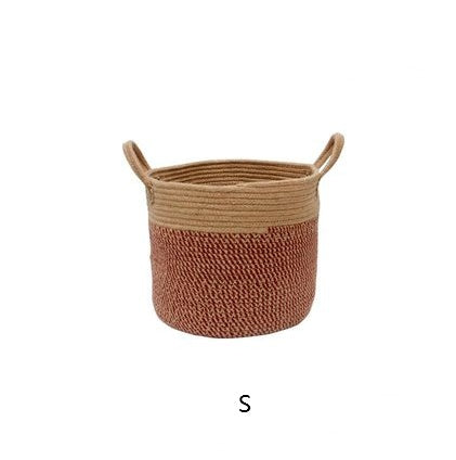 Cotton Linen Storage Laundry Basket - Grand Goldman