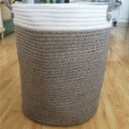 Cotton fabric woven storage basket - Grand Goldman