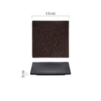 Creative Ceramic Plate Square Household - Grand Goldman