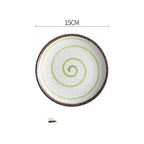 Creative Disc Flat Plate Shallow Plate Japanese Ceramic Tableware - Grand Goldman