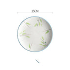 Creative Disc Flat Plate Shallow Plate Japanese Ceramic Tableware - Grand Goldman