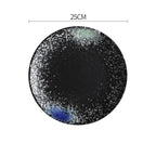 Creative Disc Flat Plate Shallow Plate Japanese Ceramic Tableware - Grand Goldman