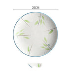 Creative Disc Flat Plate Shallow Plate Japanese Ceramic Tableware - Grand Goldman