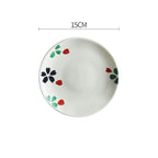 Creative Disc Flat Plate Shallow Plate Japanese Ceramic Tableware - Grand Goldman