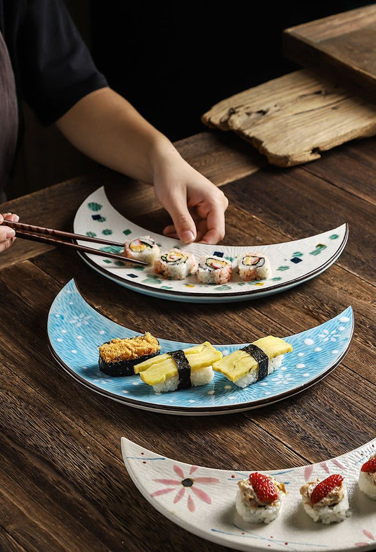 Creative Household Ceramic Plates Sushi Tableware - Grand Goldman