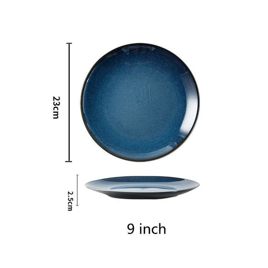 Creative Household Simple Shallow Plate Ceramic Dish - Grand Goldman