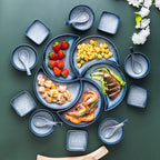 Creative Japanese Ceramic Tableware Moon Plate - Grand Goldman