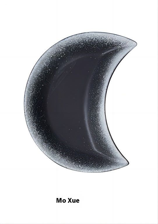 Creative Japanese Ceramic Tableware Moon Plate - Grand Goldman