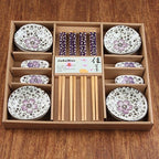 Creative Korean Plate Chopsticks Ceramic Tableware Set - Grand Goldman