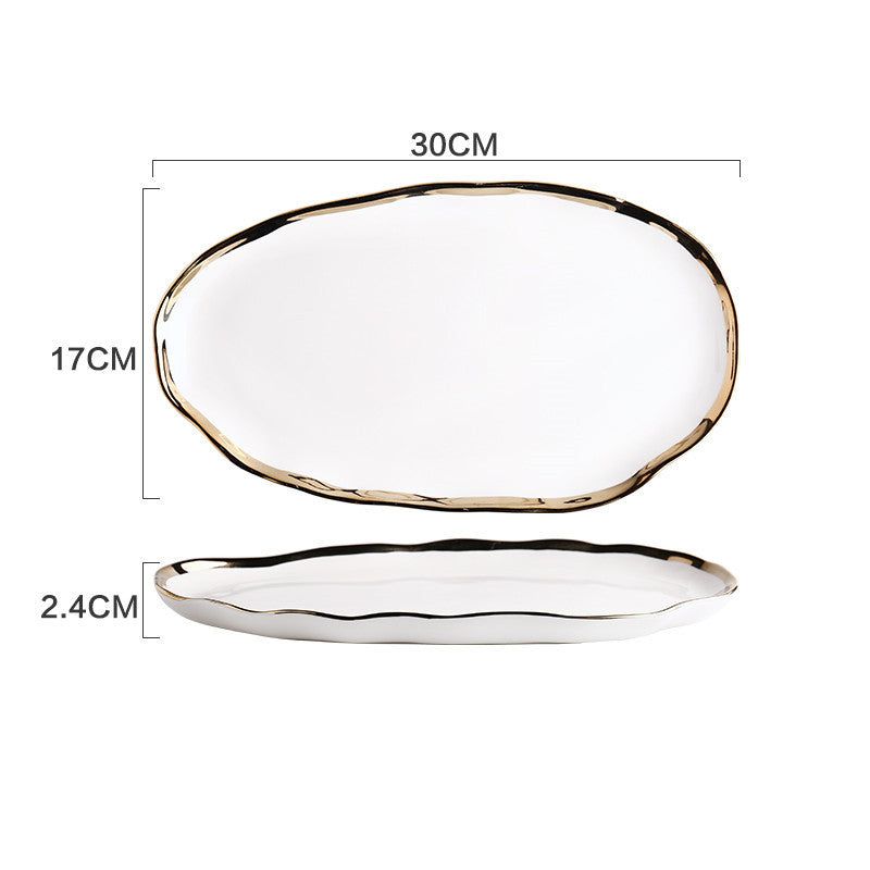 Creative Phnom Penh Ceramic Tableware Bowl Plate Dish - Grand Goldman