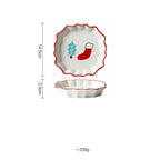 Creative Retro Christmas Cute Tableware Household Ceramic Plate - Grand Goldman