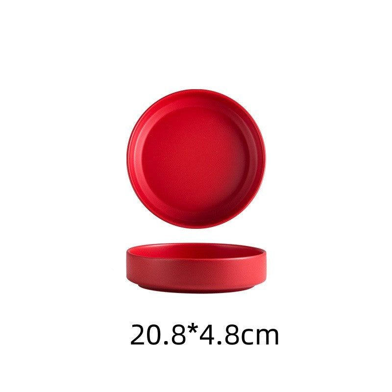 Creative Salad Ceramic Plate For Household Tableware - Grand Goldman