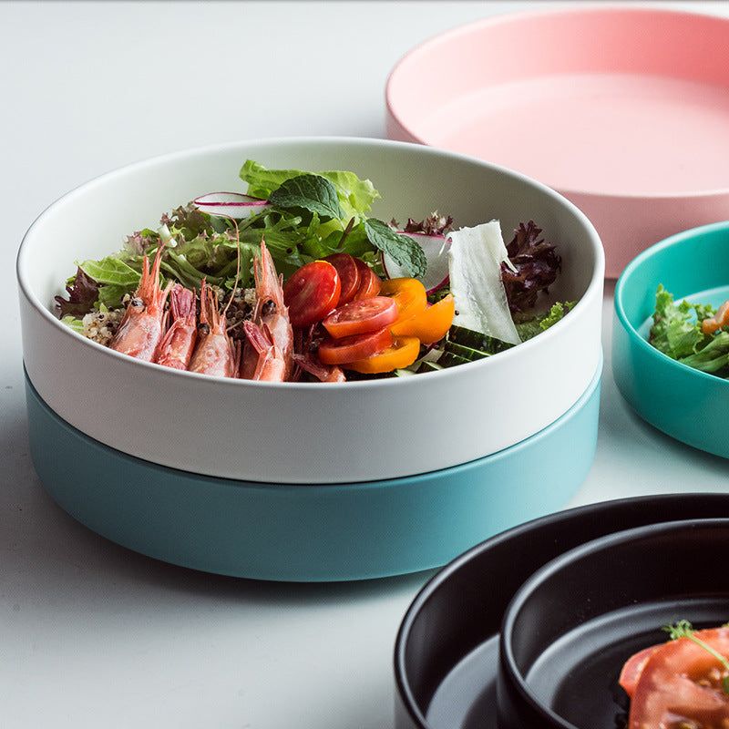 Creative Salad Ceramic Plate For Household Tableware - Grand Goldman